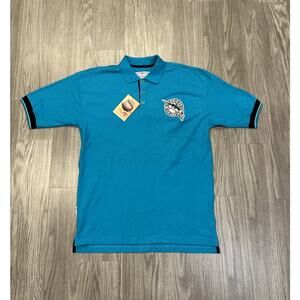 NWT Vintage Mirage Florida Marlins Polo Shirt MLB Genuine Merchandise Medium